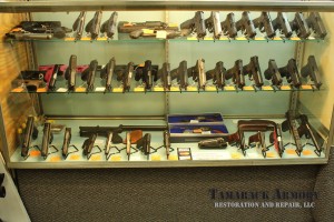 Handgun display case
